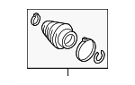 4KE498203 - Suspension: Outer Boot for Audi Image