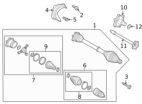 CV Boots & Related Components for 2024 Audi SQ7 #0