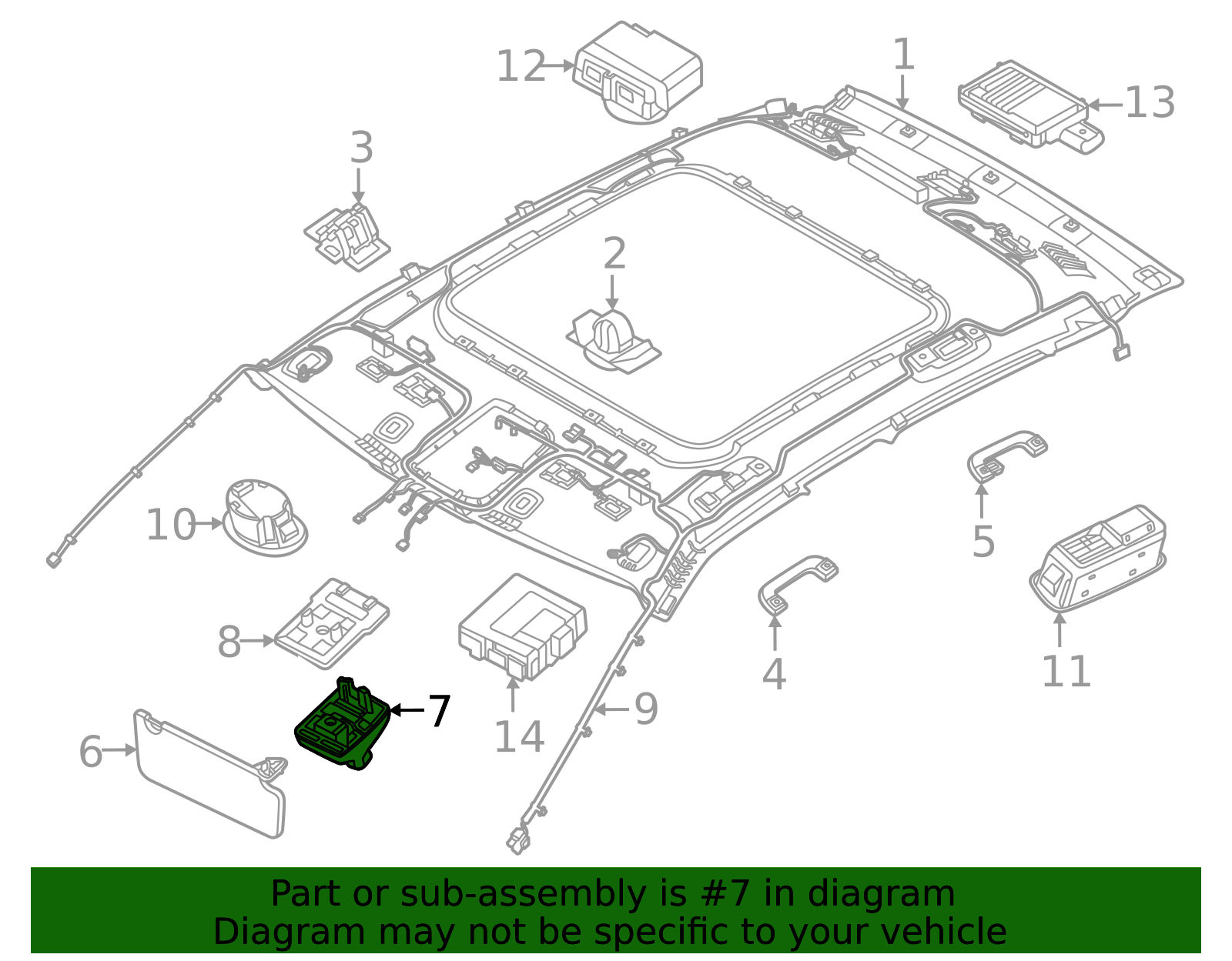 2022-2026 Hyundai Sun-Visor Retainer 85235-D3000-NNB | OEM Parts