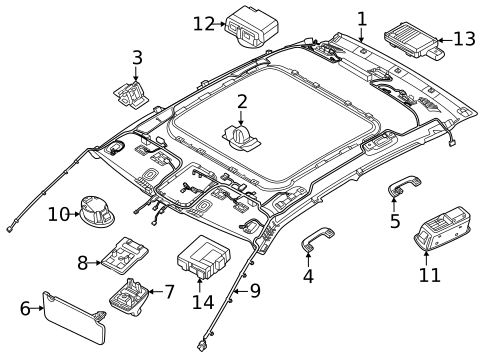 Interior Trim - Roof for 2023 Genesis GV60 #0