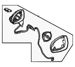 2958107301 - Body: Mirror Assembly for Mercedes-Benz Image