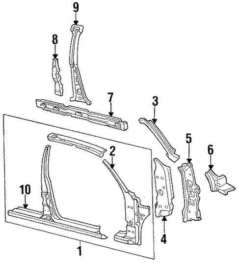 Uniside for 1990 Mercury Sable #0