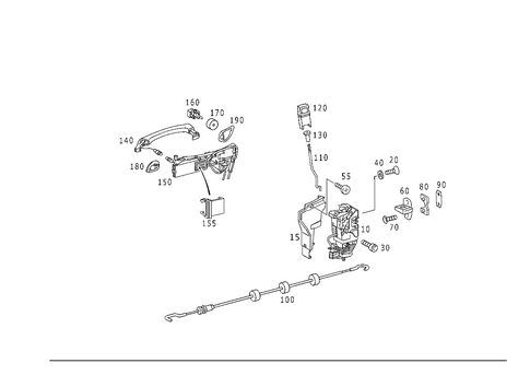 Locking System for 2006 Mercedes-Benz CL500 #0