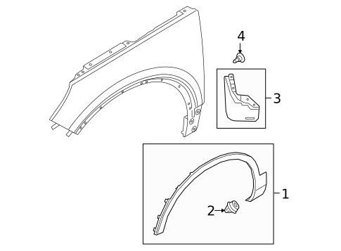 Exterior Trim - Fender for 2019 Volvo XC40 #0