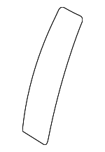 FL3Z18291A08AA - Body: Applique for Ford: F-150, F-250 Super Duty, F-350 Super Duty Image