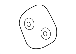 MB888461 - Body: Door Lock Striker Plate Spacer for Mitsubishi Image