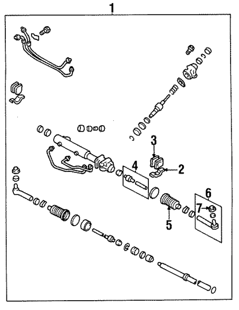 Steering Gear & Linkage for 1999 Subaru Legacy #0