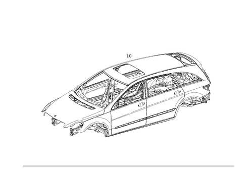 Body Shell for 2007 Mercedes-Benz R320 #0