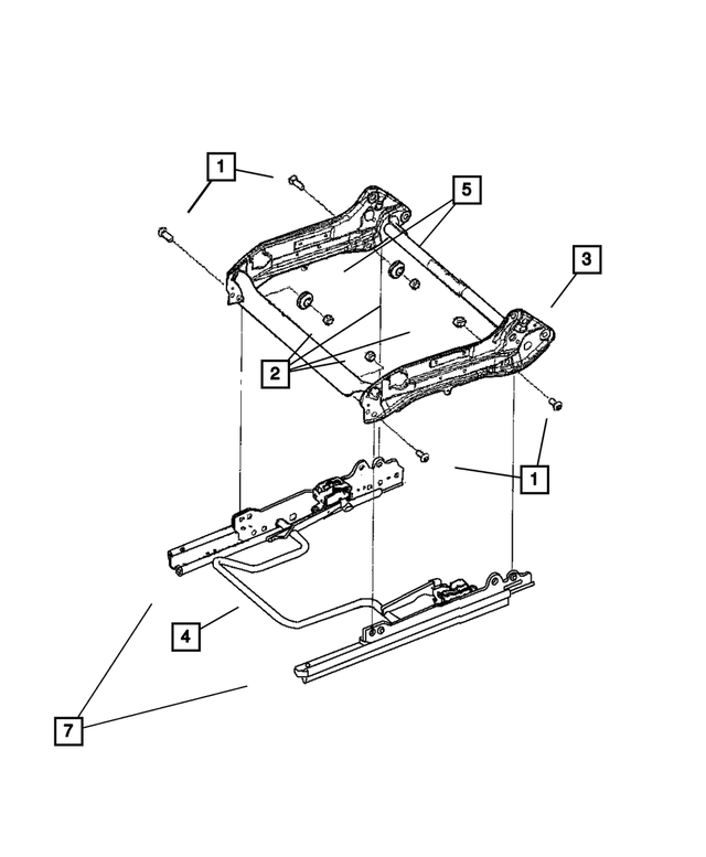 5135283AA - Interior Trim: Front Seat Cushion Frame for Mopar Image