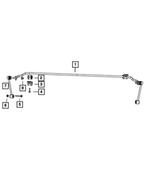 V2060011AB - Rear Suspension: Stabilizer Bar Link Assembly for Mopar Image