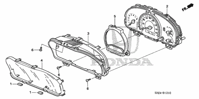 Meter Components for 2008 Honda Odyssey #0