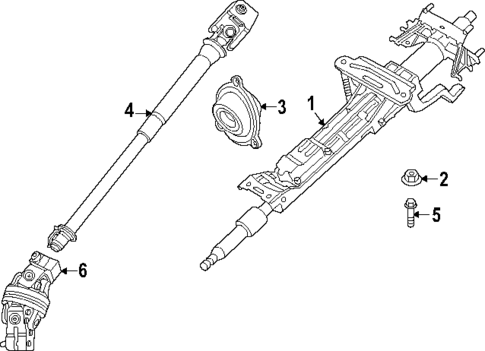 Steering Column Assembly for 2025 BMW X3 #0