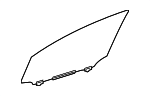 6810278040 - : Movable Glass for Lexus: NX200t, NX300, NX300h Image