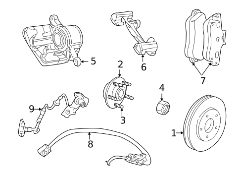 Front Brakes for 2002 Dodge Stratus #1