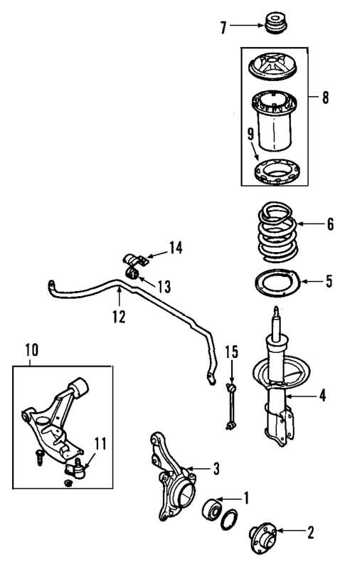 Front Suspension for 2005 Suzuki Reno #0
