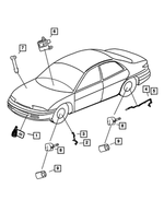 4698662AB - Electrical: A.t.c. Sun Sensor for Mopar Image