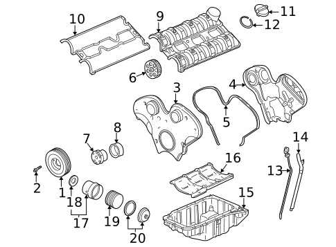 Engine Parts for 2000 Saturn LS2 #0