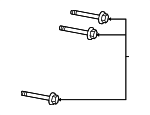 11588745 - Electrical: Alternator Bracket Bolt for GM Image