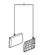 1AY151J8AA - Body: Seat Back Panel for Dodge: Dakota Image