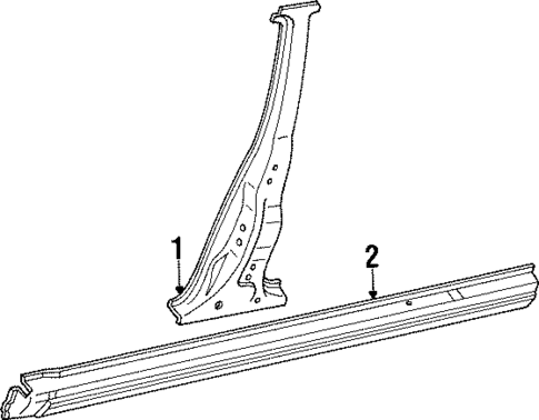 Center Pillar & Rocker for 1985 Nissan Pulsar NX #0