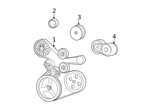 Belts & Pulleys for 2005 Jeep Wrangler #0