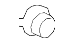 4N08810874PK - Body: Mount Bracket Cap for Audi Image
