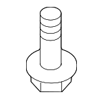 9015960477 - Body: Bumper Cover Screw for Lexus: ES250, ES300h, ES350, GS F, GS Turbo, GS200t, GS300, GS350, GS430, GS450h, GS460, GX550, HS250h, IS F, IS250, IS300, IS350, IS500, LS430, LS500, LS500h, LX470, LX600, LX700h, NX250, NX350, NX350h, NX450h+, RC F, RC300, RC350, RX350, RX350h, RX350L, RX450h, RX450h+, RX450hL, RX500h, RZ300e, RZ450e Image