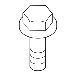 9010506298 - Body: Bumper Cover Upper Bolt for Lexus: CT200h, ES300h, ES350, GS300, GS350, GS430, GS450h, GS460, GX460, HS250h, IS F, IS250, IS350, LC500, LC500h, LS460, LS600h, LX570, NX300, NX300h, RC200t, RC300, RC350, RX350L, RX450hL Image