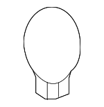 1864318004N - Electrical: High Mount Bulb for Genesis: G70 | Hyundai: Accent, Azera, Elantra, Elantra Coupe, Elantra GT, Elantra N, Genesis Coupe, Ioniq, Santa Fe, Santa Fe Sport, Santa Fe XL, Sonata, Tiburon, Tucson, Veloster, Veloster N, Venue, Veracruz Image