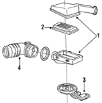 25096770 - Engine: Air Cleaner for Chevrolet: Beretta, Corsica Image