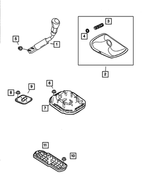 5072401AA - Manual Transmission 5 Speed: Gearshift Lever for Mopar Image