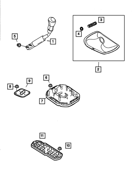Gearshift Controls for 2002 Jeep Liberty #0