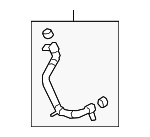 PAF11397Z - : Canister Hose for Mazda: 3 Image