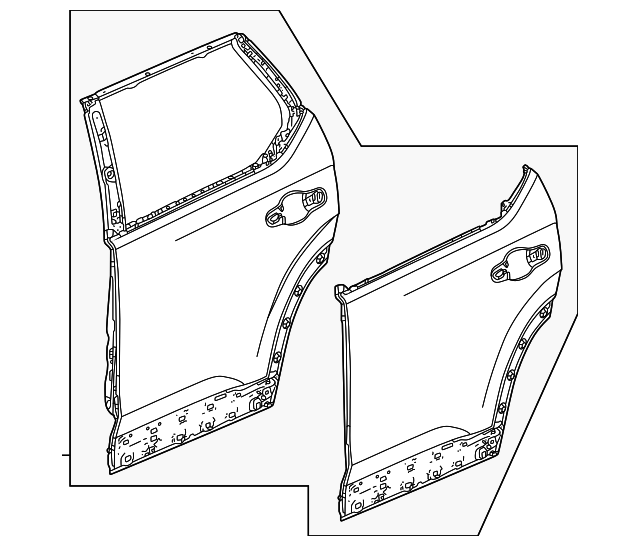 67510-T90-A10ZZ - Door Shell 2023-2026 Honda | Honda Parts Online