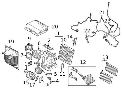 Blower Motor & Fan for 2021 BMW M235i xDrive Gran Coupe #0