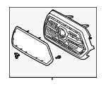 5310104120A1 - Body: Upper Grille for Toyota Image