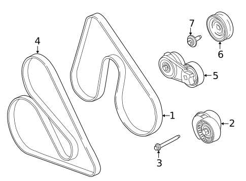 Belts & Pulleys for 2014 Ford F-150 #0
