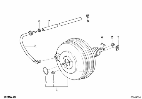 Brake Master Cylinder for 1992 BMW 740i #0