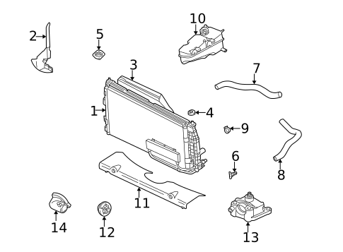 Radiator & Components for 2001 Dodge Intrepid #0