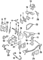 52480245 - HVAC: Heater Core Seal for GM Image