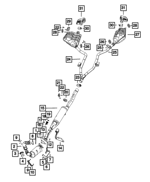 Exhaust System for 2021 Jeep Grand Cherokee #7
