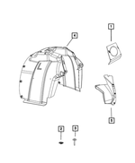 6509500AA - : Spring Nut for Dodge: Ram 3500 | Ram: 1500, 1500 Classic Image
