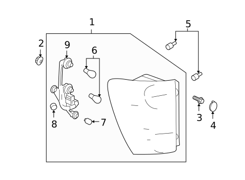 Lighting - Exterior for 2007 Pontiac Torrent #0