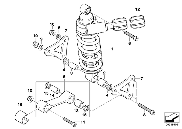 46537685496 - : Needle Bearing - 17X24X25 for BMW-Motorrad Image