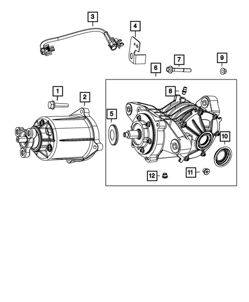 Rear Axle Assembly for 2012 Dodge Journey #0