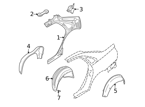 Inner Structure for 2006 Volvo S80 #0