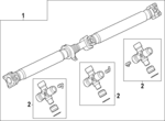 370007JA0A - : Drive Shaft Assembly for INFINITI: QX80 Image