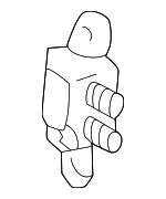 68750AA010 - Body: Upper Hinge for Scion: xB | Toyota: Camry, Prius, RAV4 Image