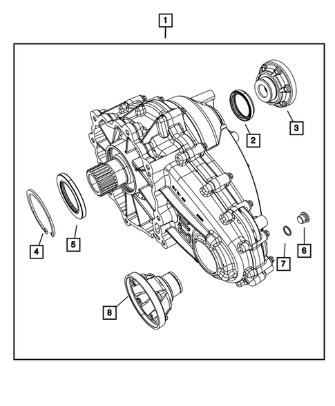 Transfer Case and PTU Assembly for 2026 Dodge Durango #0