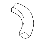 73124S3VA00 - Body: Windshield Packing for Honda: Pilot, Ridgeline Image